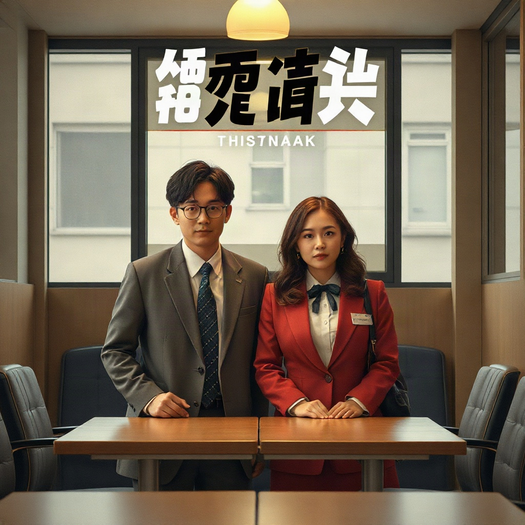 短剧《逆光而上》职场逆袭题材竖版封面